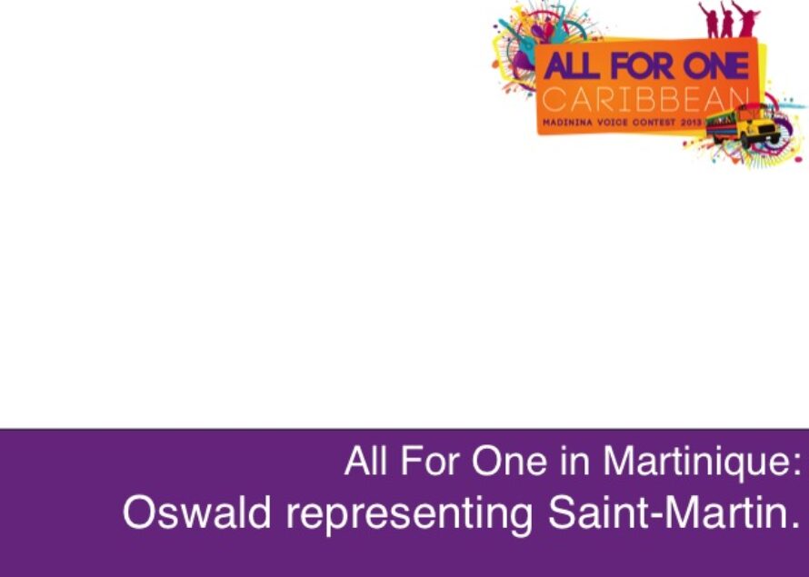 Saint-Martin and Oswald at ALL FOR ONE in Martinique