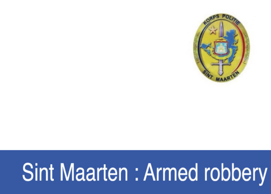 Sint Maarten. Armed robbery in Mullet Bay