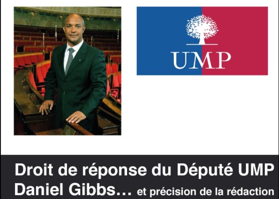 Politique. Droit de réponse du Député UMP Daniel Gibbs au communiqué de Presse de la Section PS de Saint-Martin