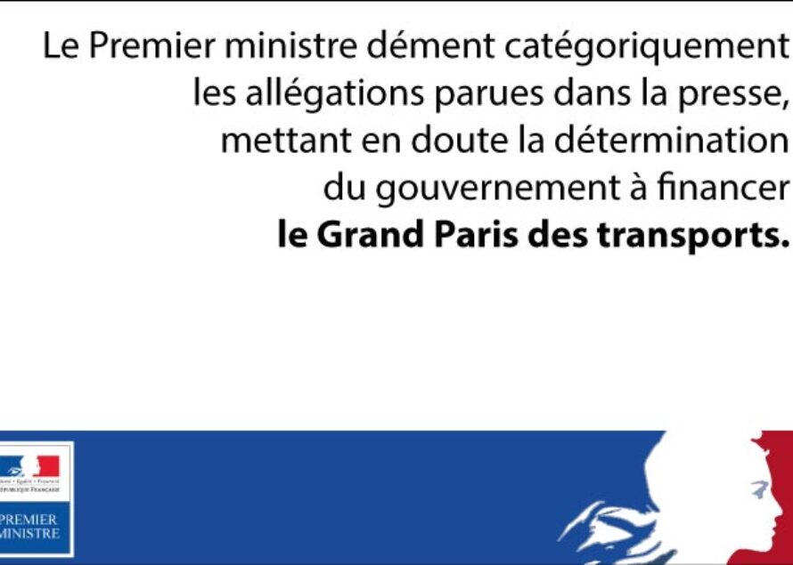 Financement du Grand Paris des transports : le gouvernement confirme ses engagements