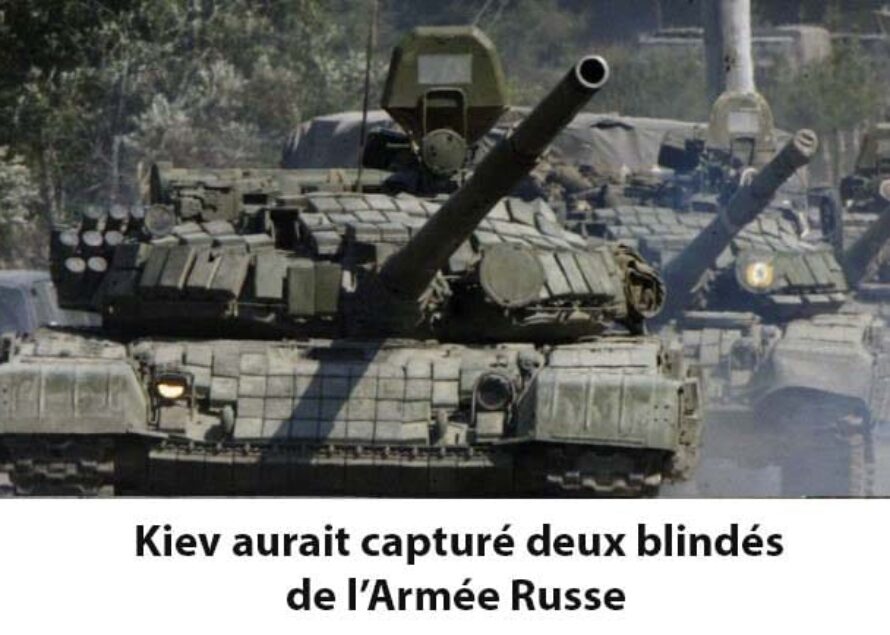 Kiev a affirmé jeudi avoir capturé deux blindés d’une division aéroportée de l’armée russe