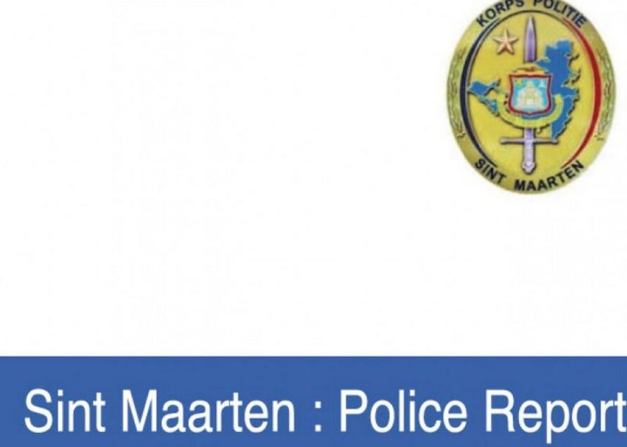 Sint Maarten police report