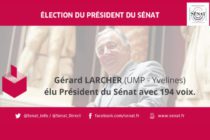 Élection du Président du Sénat : Gérard Larcher s’impose