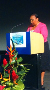 Madame Rosette Gumbs-Lake, Vice Présidente de la Collectivité de Saint-Martin
