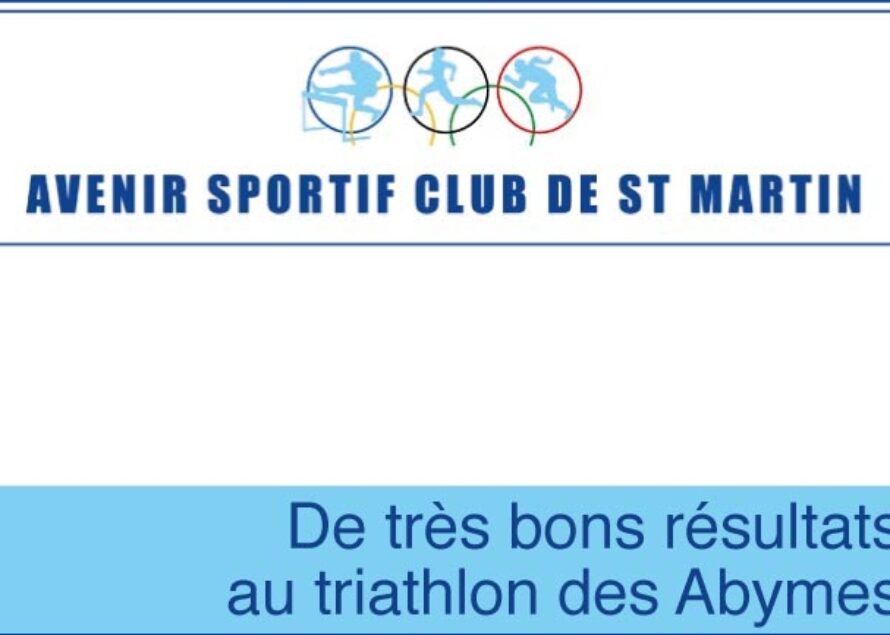 L’Avenir Sportif Club de Saint-Martin participe au triathlon des Abymes