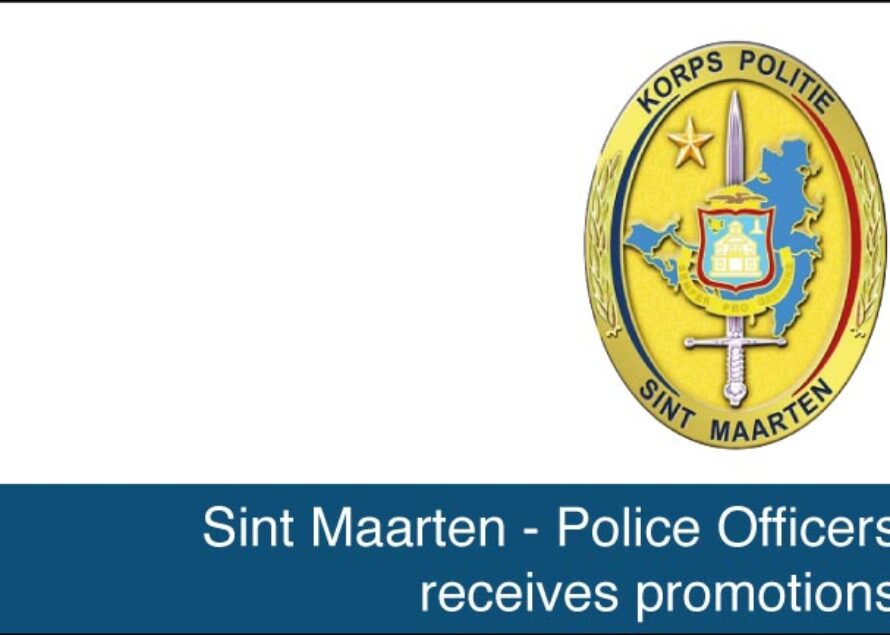 St. Maarten – Police Officers receives promotions