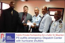 St. Maarten – P3 outfits emergency Dispatch Center with hurricane shutters