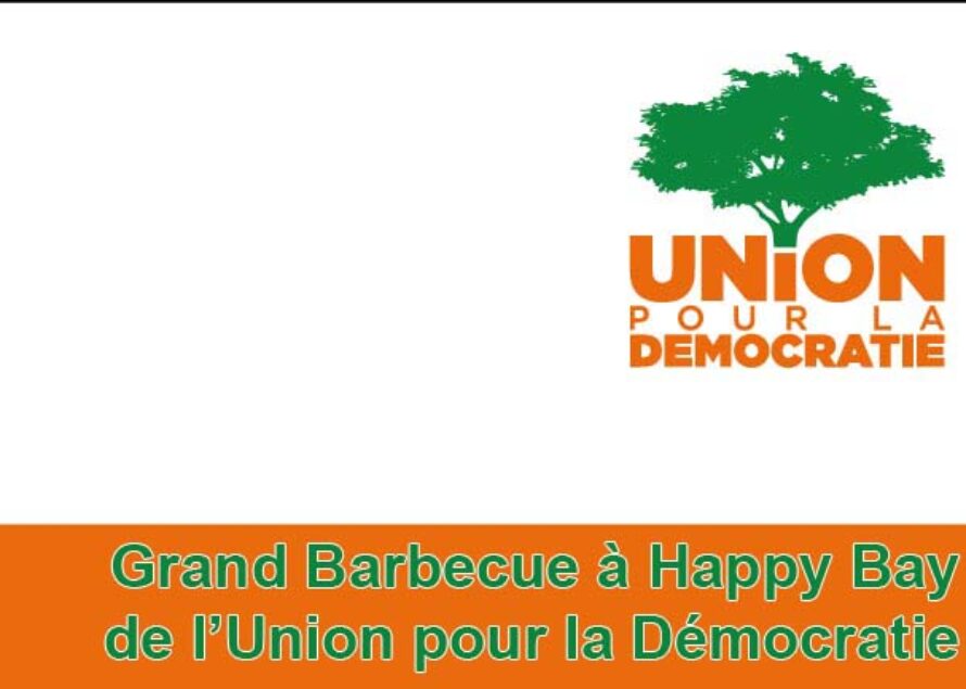 Grand Barbecue àHappy Bay de l’Union pour la Démocratie