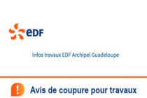 Communiqué EDF : Interruption d’électricité le 26/01aux Terres basses et le 28/01 sur Sandy Ground