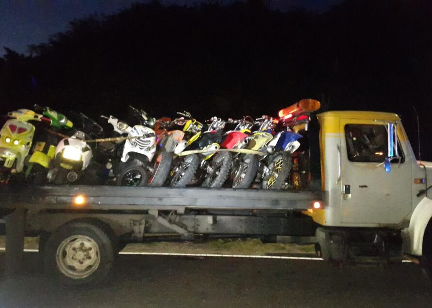 Sint Maarten : 11 scooters confiscated controlled and confiscated by police