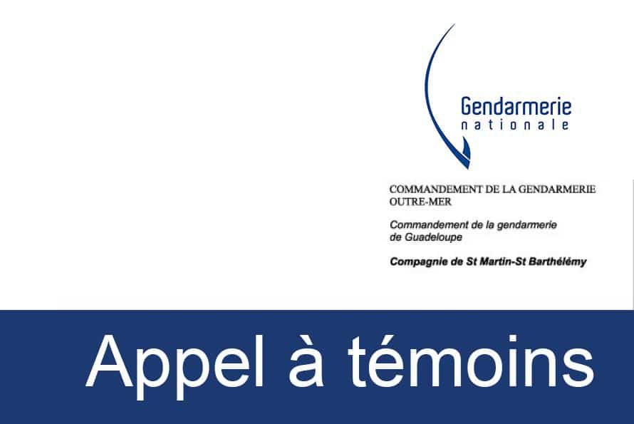 Gendarmerie : Appel à témoins relatif à l’homicide commis ce jour sur le parking du Leader Price à Mont Vernon II