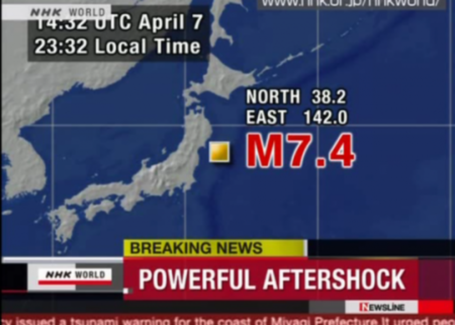 JAPON: Très fort séisme mais pas de tsunami