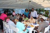 Senior citizens treated to  breakfast at Beach Plaza