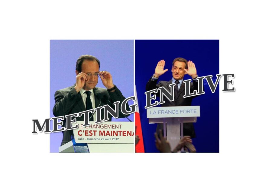 PRESIDENTIELLES 2012: Hollande à Paris-Bercy, Sarkozy à Toulouse – les meetings en direct