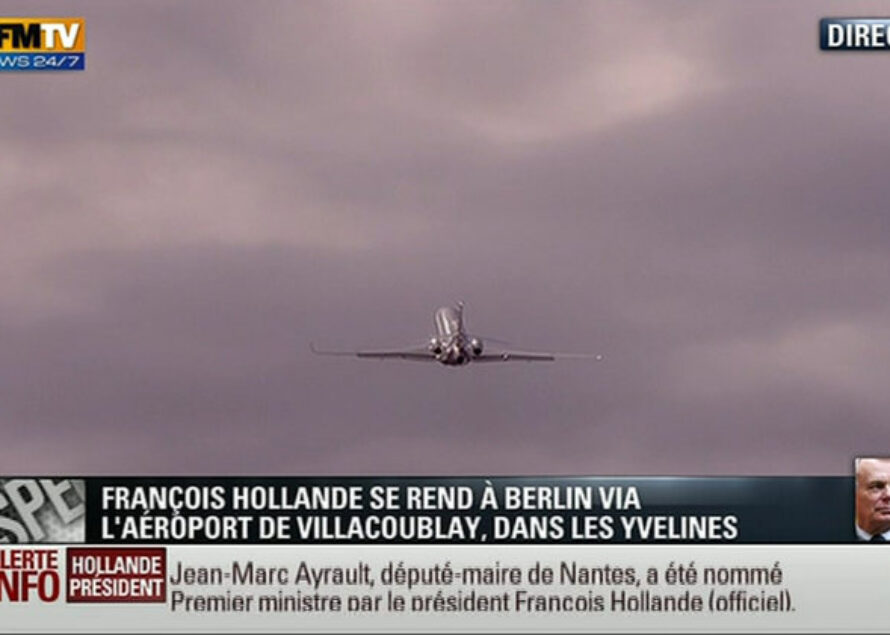 Avion de Francois Hollande Foudroyé: Retour au bercail