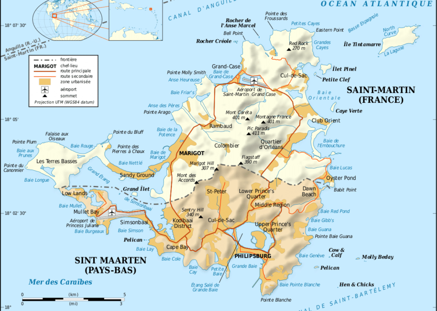 Les eaux territoriales de Saint Martin