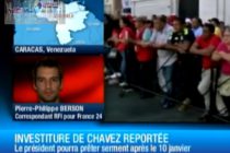 Caracas : Du rouge dans la rue pour soutenir le président Chavez