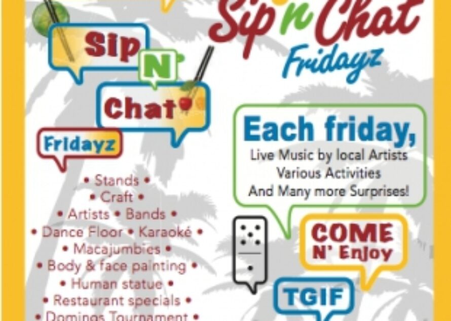 Associations, artistes, écrivains, musiciens, créateurs, passionnés … Prenez part aux Sip n’ Chat Fridayz !