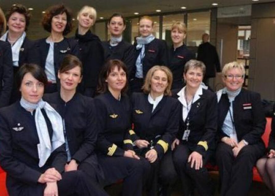 Un équipage exclusivement féminin dans un Airbus A380 pour la Journéee de la Femme