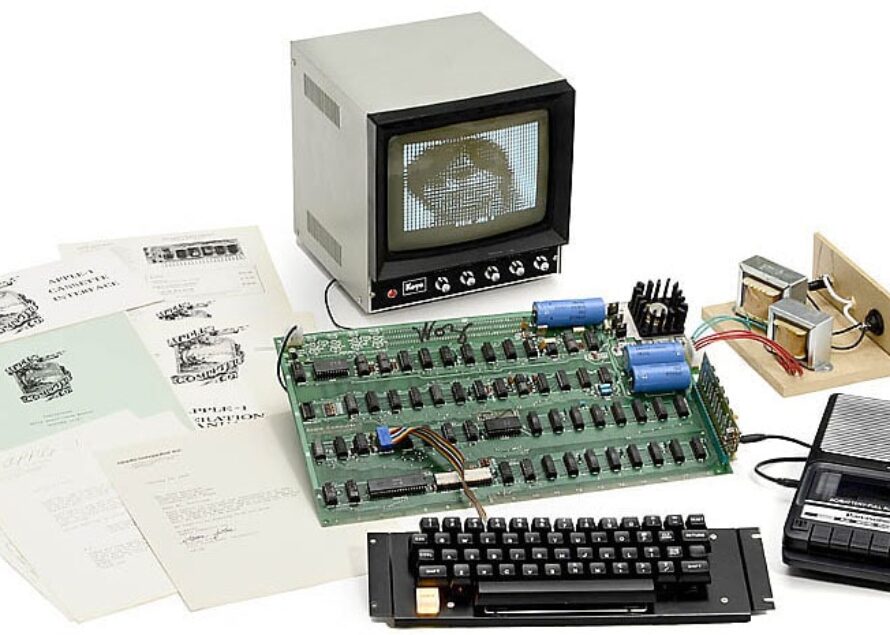 L’un des tous premiers ordinateurs Apple vendu pour un demi-million d’euros