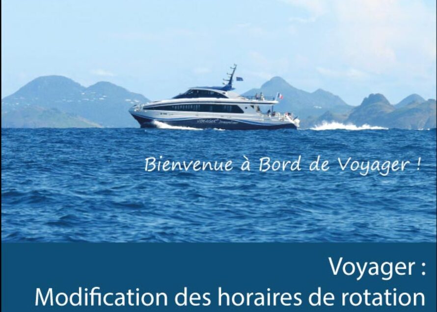 Saint-Martin : le Voyager adapte ses horaires pour la rentrée