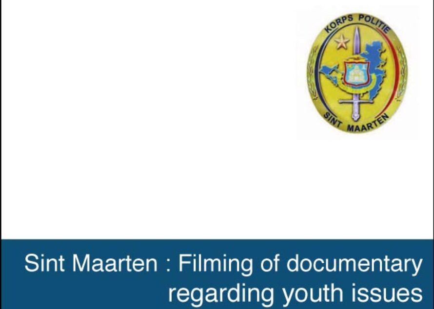Sint Marten : Filming of documentary regarding youth issues
