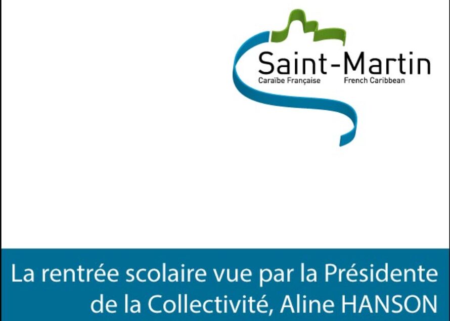 Saint-Martin : la rentrée des classes selon Aline Hanson