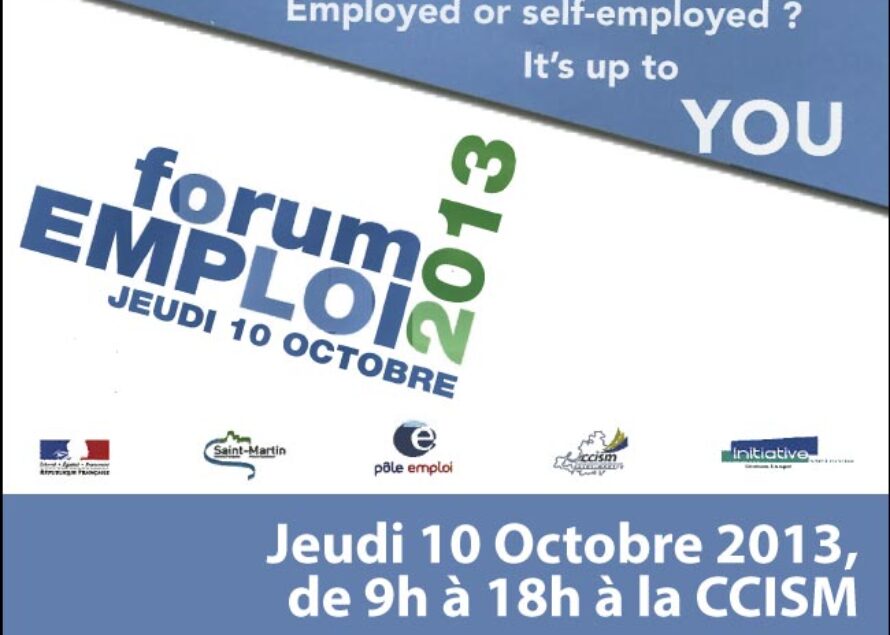 Emploi. État, Collectivité de Saint-Martin, Pole Emploi, CCISM et Initiative Saint-Martin face au chômage