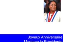 Last but not least… Happy Birthday Présidente