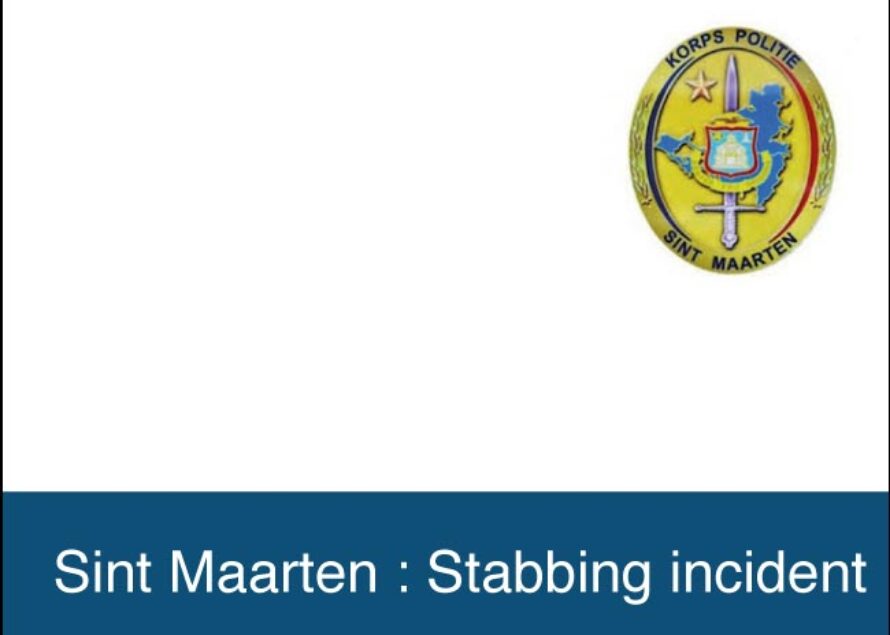 Sint Maarten. Stabbing incident
