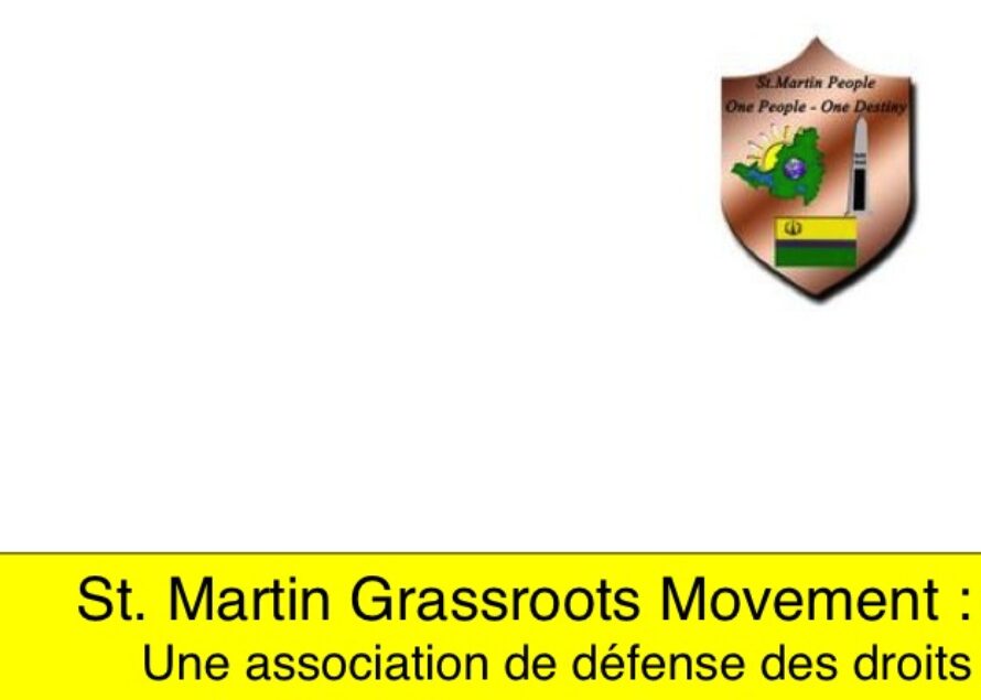 Saint-Martin. Launching of the St. Martin Grassroots movement
