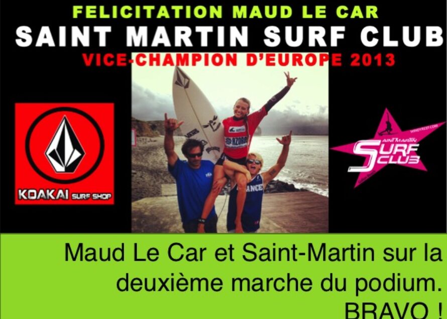 Le Saint Martin Surf Club Vice-Champion de l’EuroSurf 2013
