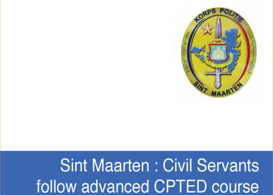 Sint Maarten. Civil Servants follow advanced CPTED course