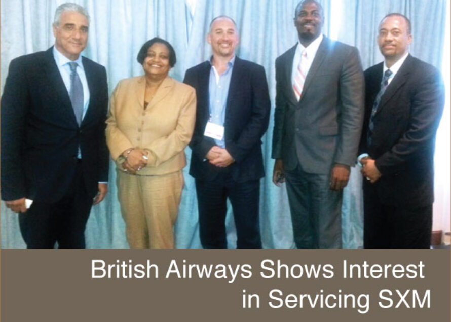 Sint Maarten. Bristh Airways shows interest in servicing SXM