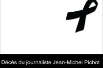 Carnet noir. Décès de Jean-Michel Pichot