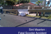 Sint Maarten. Fatal Scooter Accident