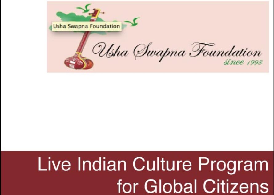 World. Live Indian Culture Program for Global Citizens