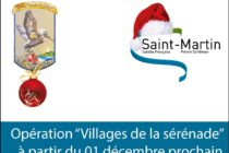 Noël. Lancement de l’opération “Villages de la sérénade”