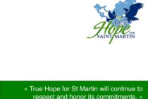 New Year’s message from True Hope For St Martin