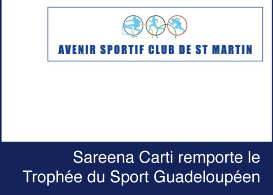 Antilles. Sport : Sareena Carti, élue Meilleure Jeune Sportive de l’année