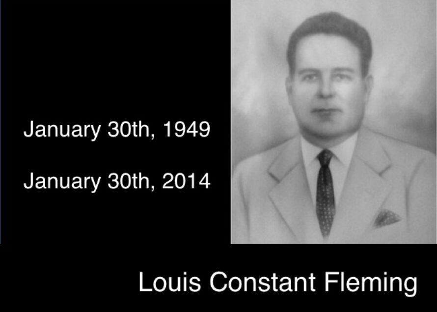 In Memory of Louis Constant Fleming