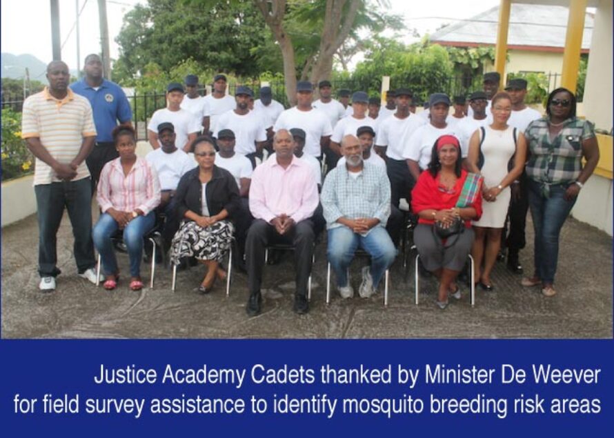 Sint Maarten. Justice Academy Cadets thanked by Minister De Weever
