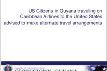 Guyana. Security Message for U.S. Citizens
