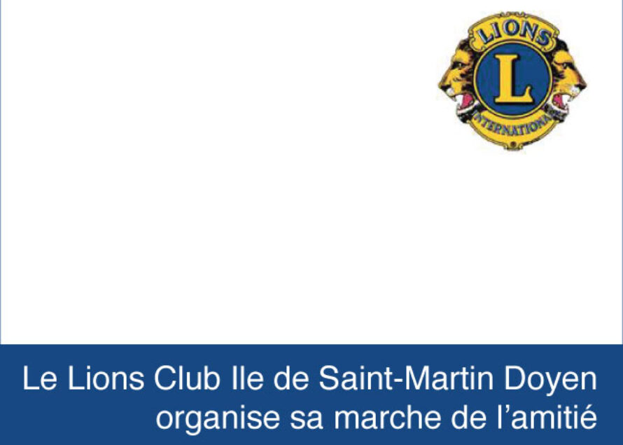 Saint-Martin. Marche de l’amitié du Lions Club