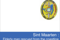 Sint Maarten. Elderly man rescued from the coastline