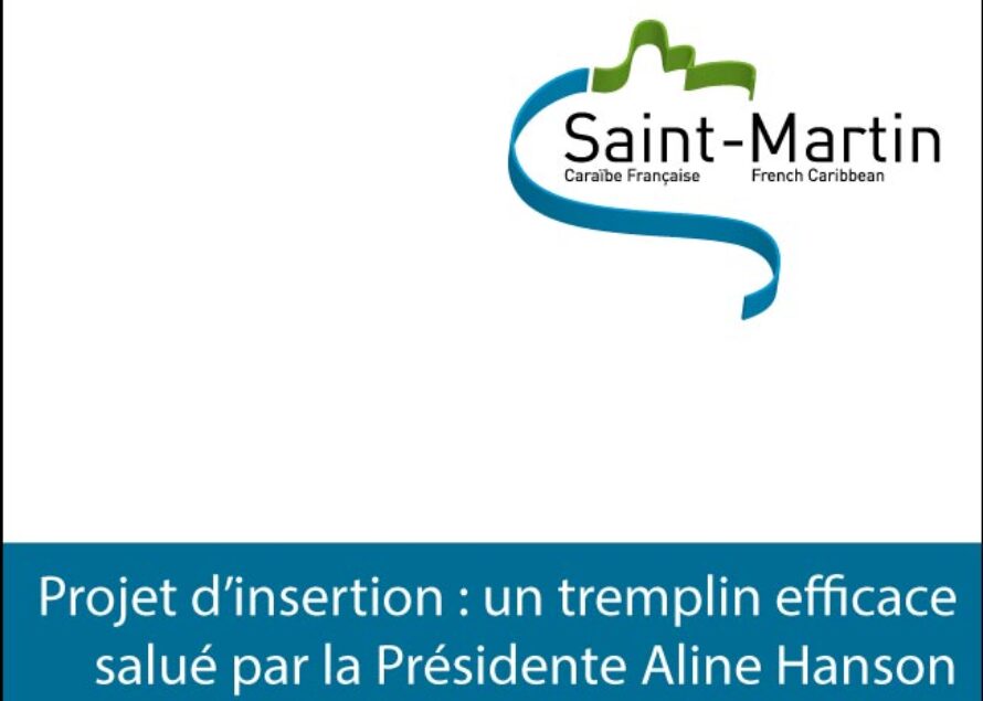 Saint-Martin. Un projet d’insertion salué par la Présidente Aline Hanson