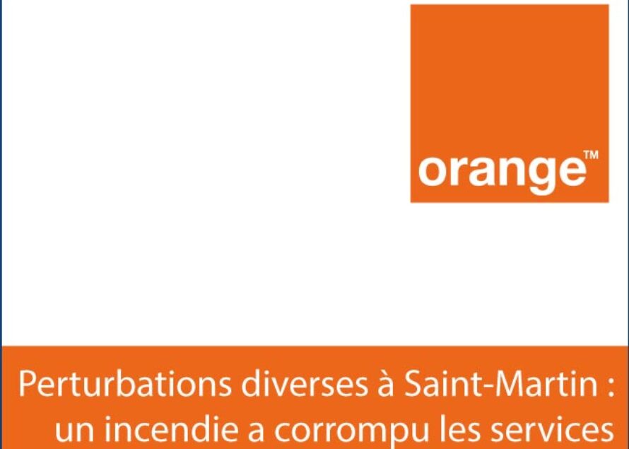 Saint-Martin. Incendie des câbles de trafic du réseau d’orange à Marigot