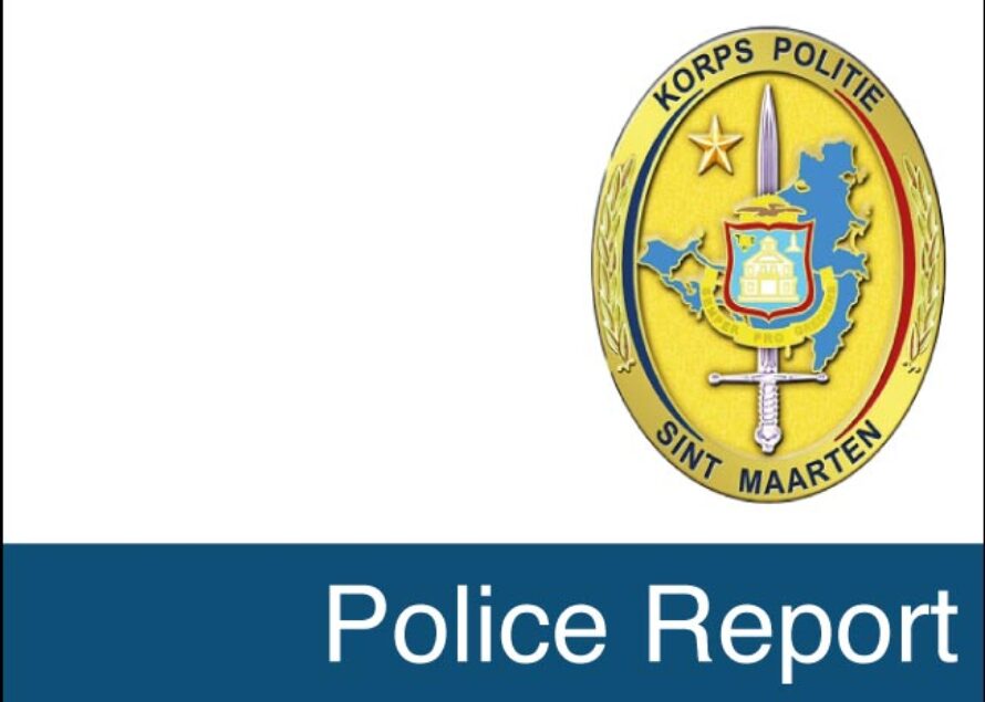 POLICE REPORT Sint Maarten