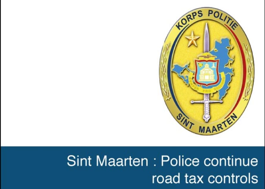 Sint Maarten. Police continue road tax controls