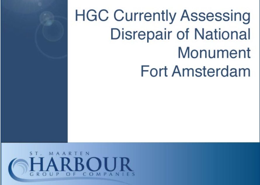 Harbour Group of Companies Currently Assessing Disrepair of National Monument Fort Amsterdam
